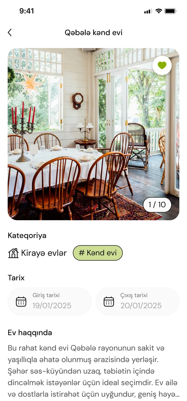 Şəffaf və detallı məlumat