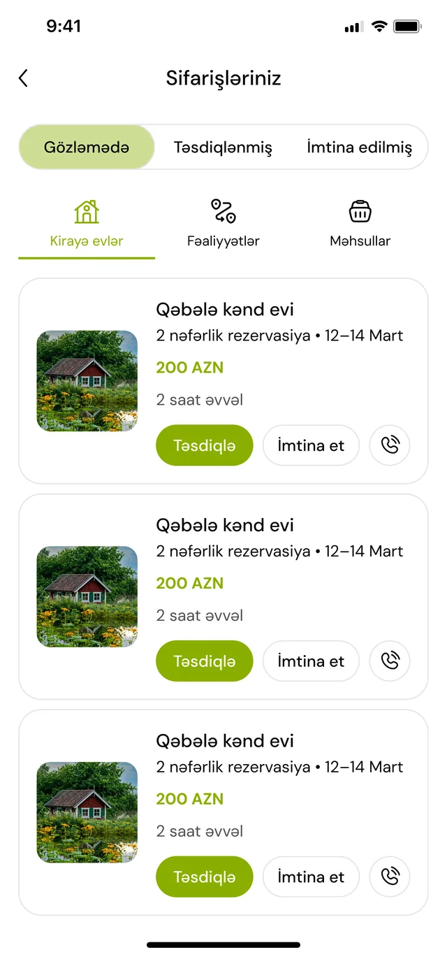 Satışlara anlıq nəzarət